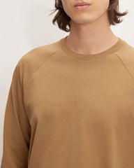 The Premium-Weight Long-Sleeve Crew | Uniform | Toasted Coconut