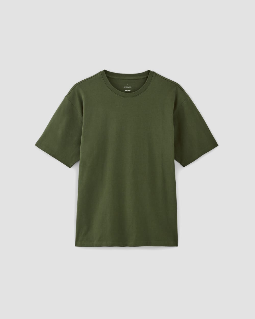 The Premium-Weight Relaxed Crew | Uniform | Deep Moss Green