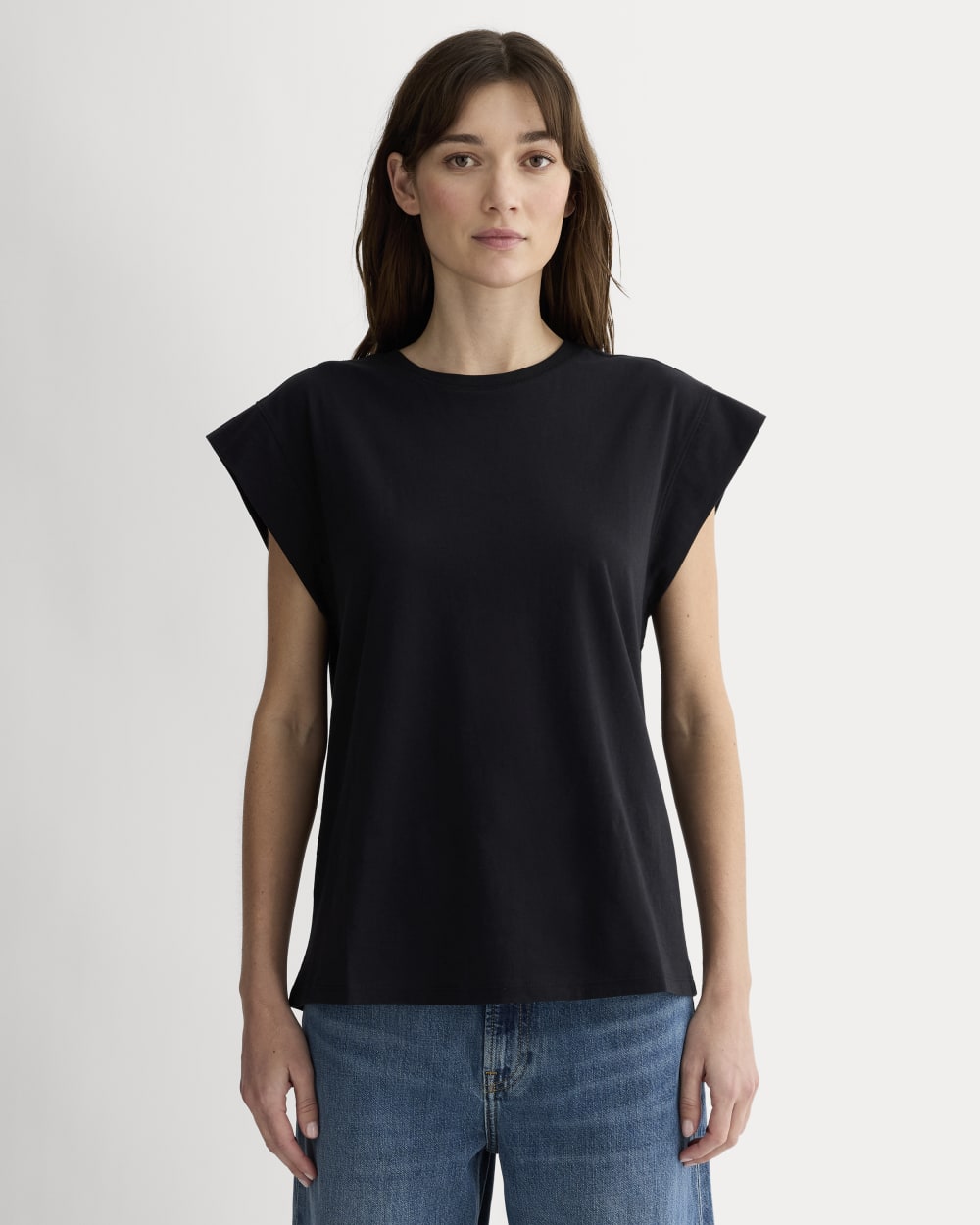 The Muscle Tee in Essential Cotton | Black