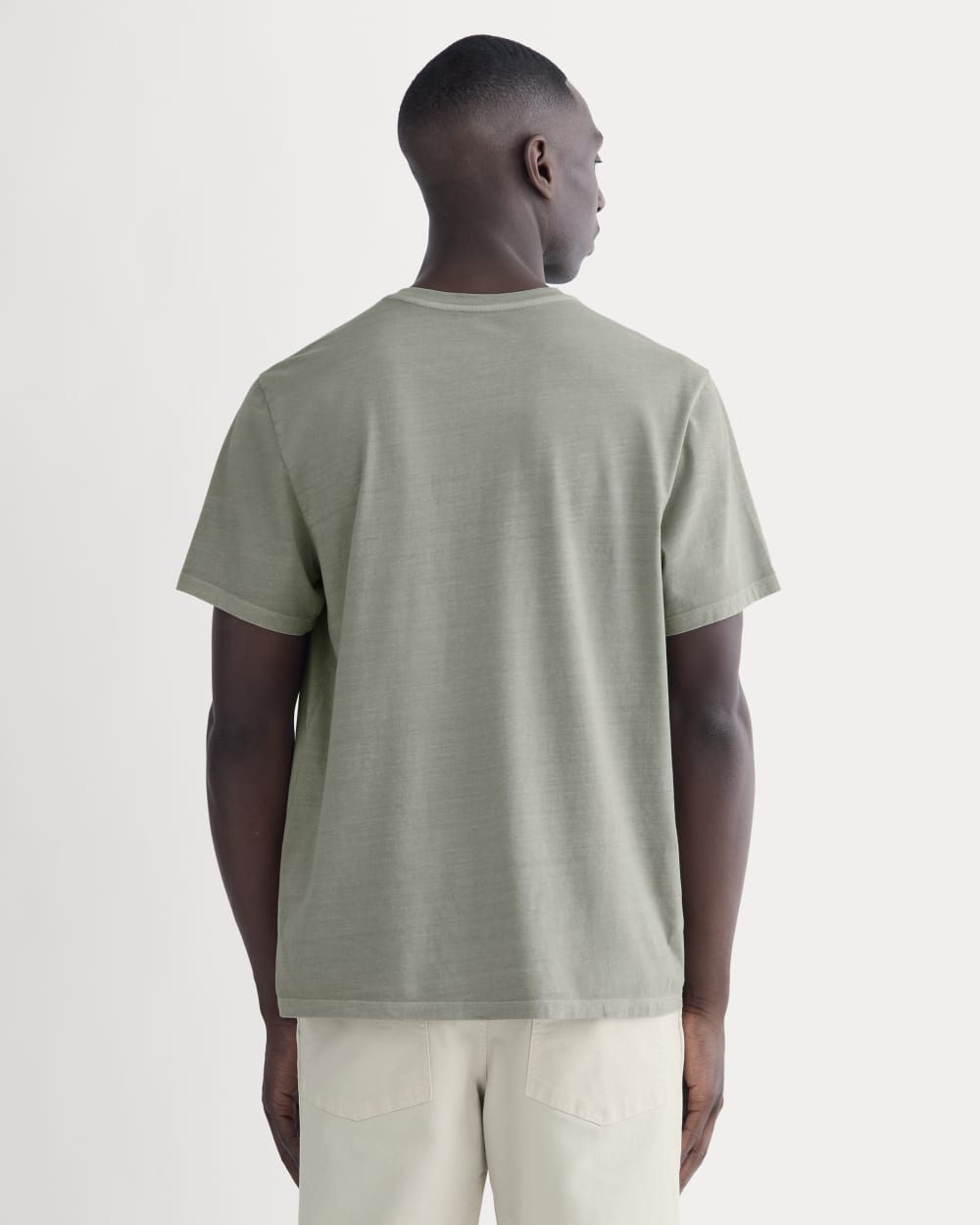 The Essential Organic Garment-Dyed Henley | Seagrass