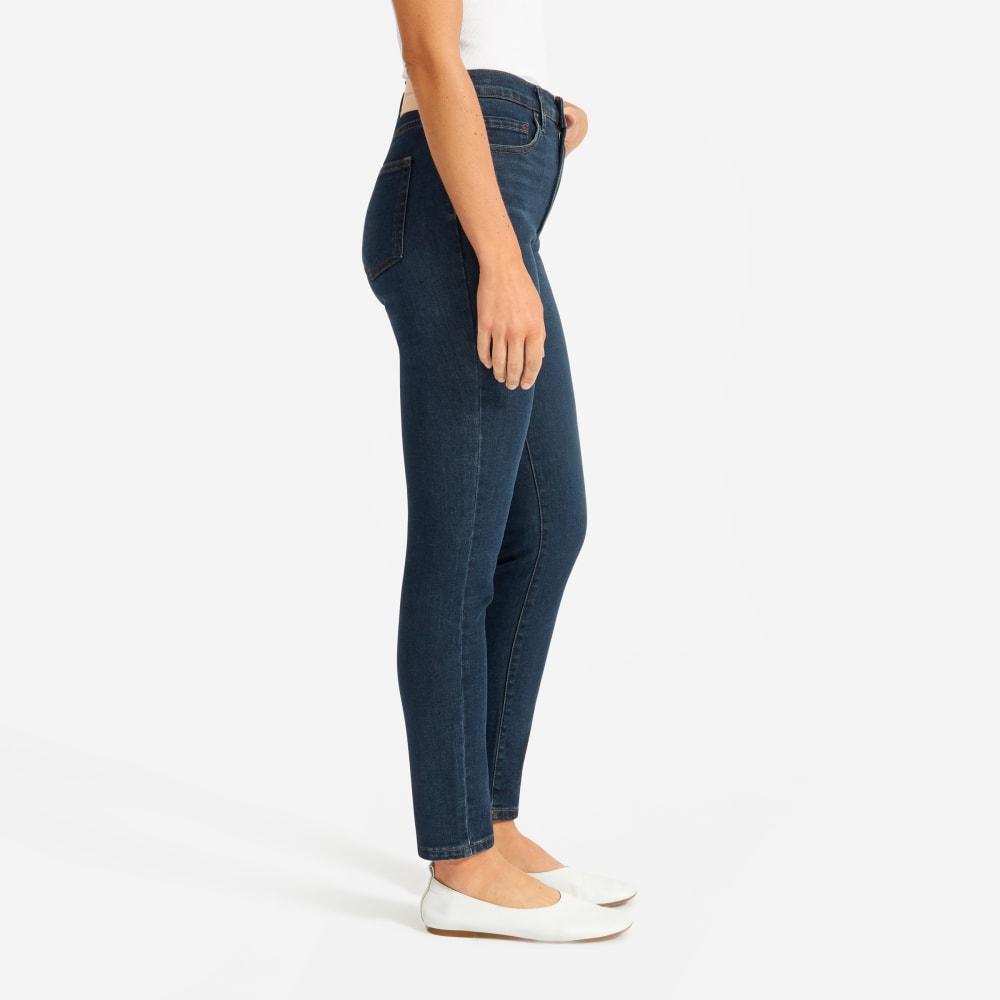The Authentic Stretch High-Rise Skinny | Deep Indigo | 30.5" Inseam