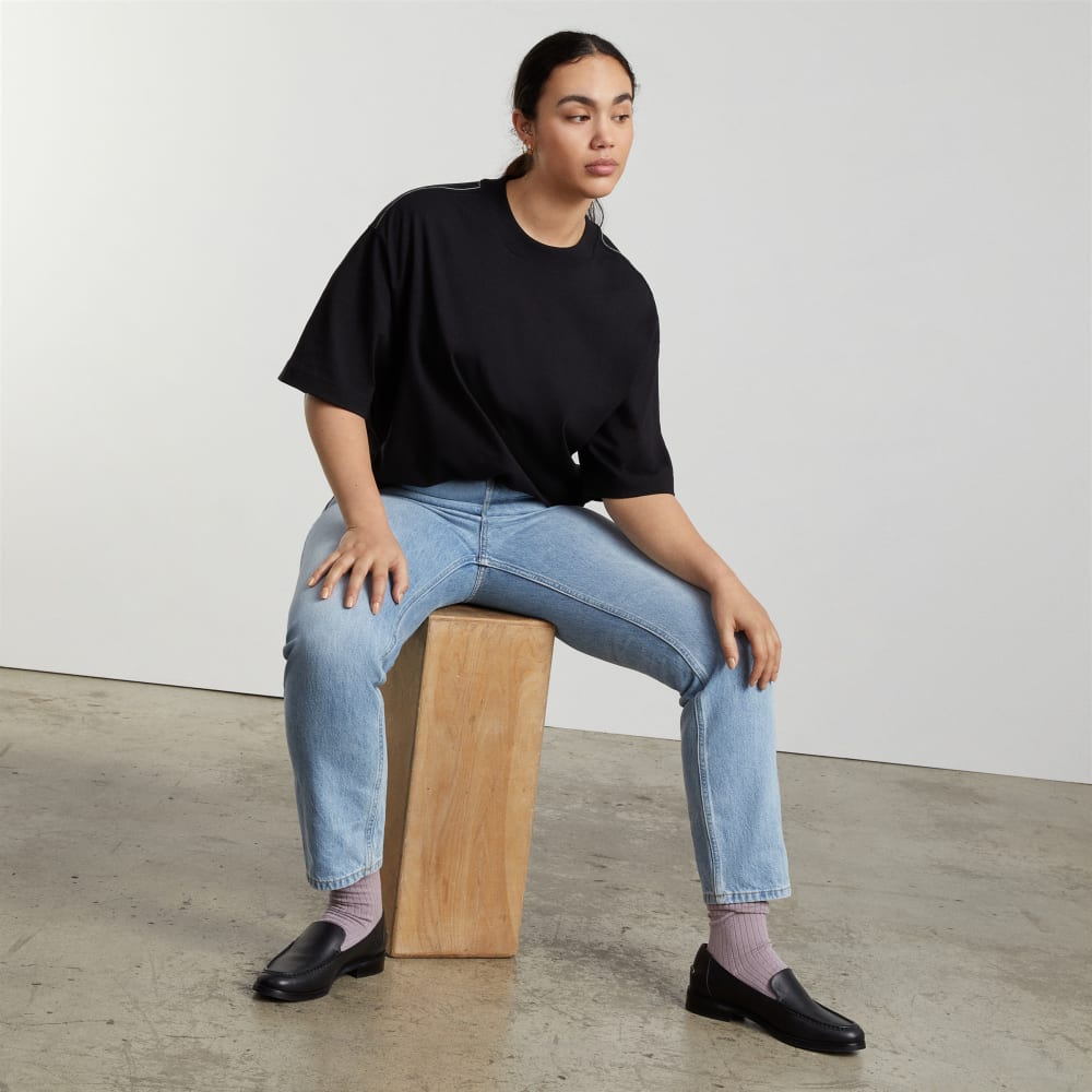 The Premium Weight Relaxed Tee | Black