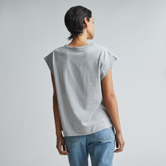 The Muscle Tee in Essential Cotton | Heather Grey