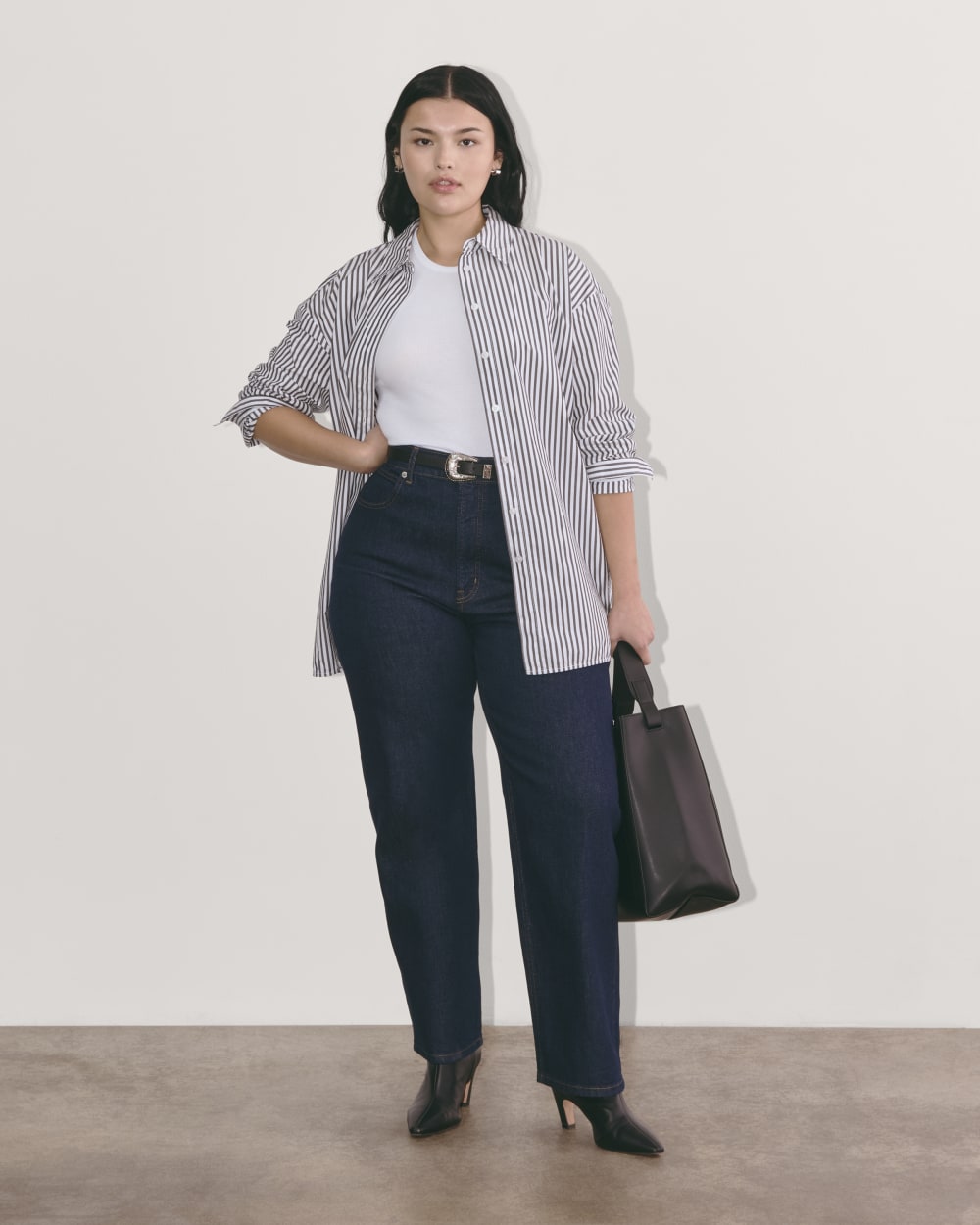 The Luxe Rib Racerback Tank | White