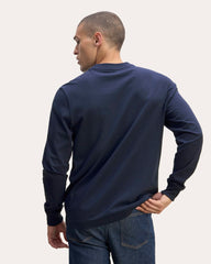 The Premium-Weight Relaxed Crew | Navy
