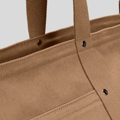 The Organic Canvas Weekender | Cappuccino