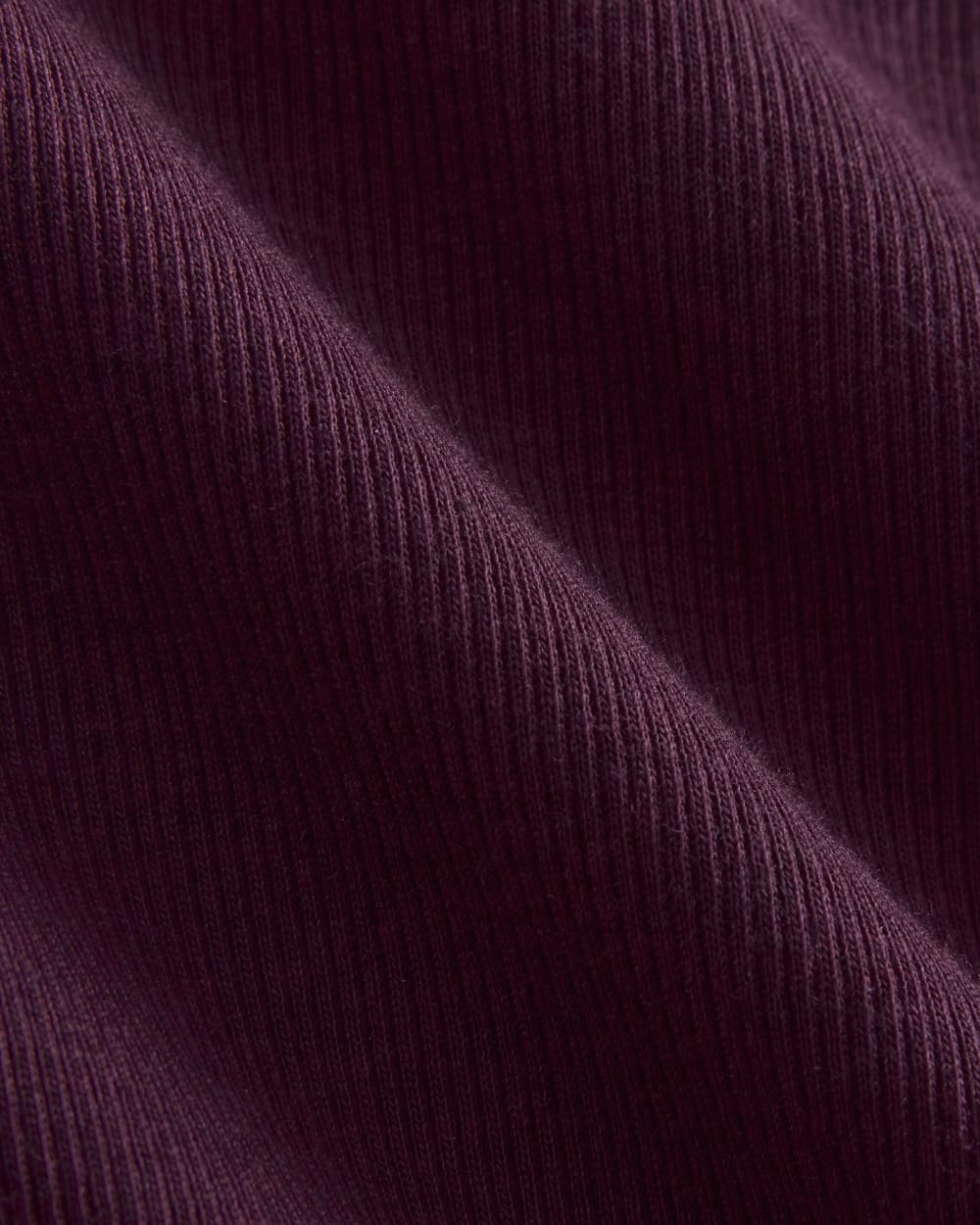 The Luxe Rib Funnel-Neck Tee | Heathered Port Royale