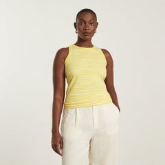 The Tank in Essential Cotton | Acacia / Tan
