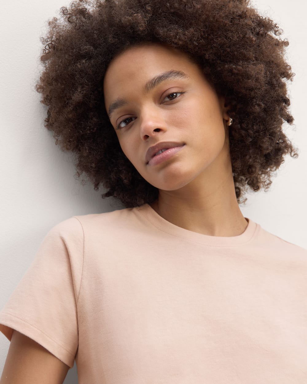 The Slim Crew in Essential Cotton | Rose Smoke