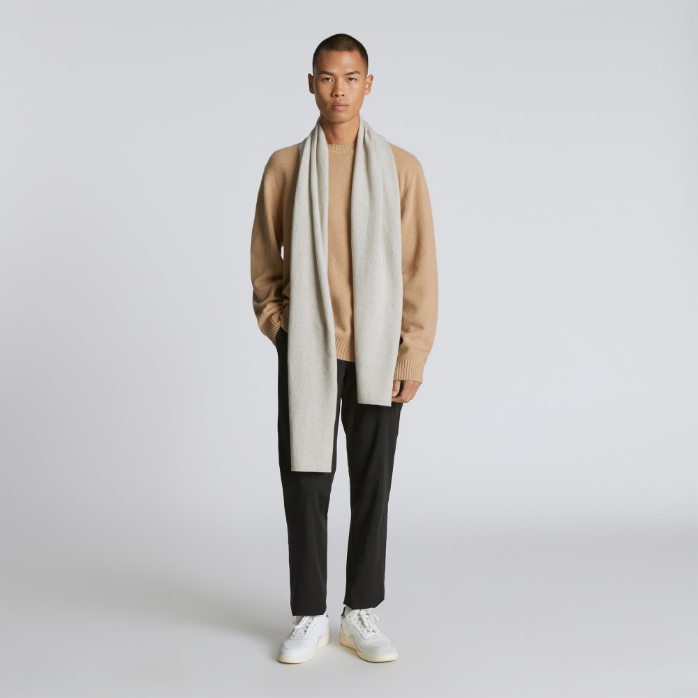 The Cashmere Scarf | Light Heather Grey