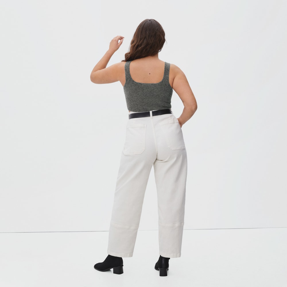 The Cozy-Stretch Tank | Heathered Charcoal