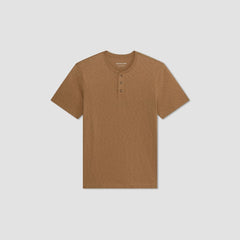 The Cotton Slub Henley | Toasted Coconut