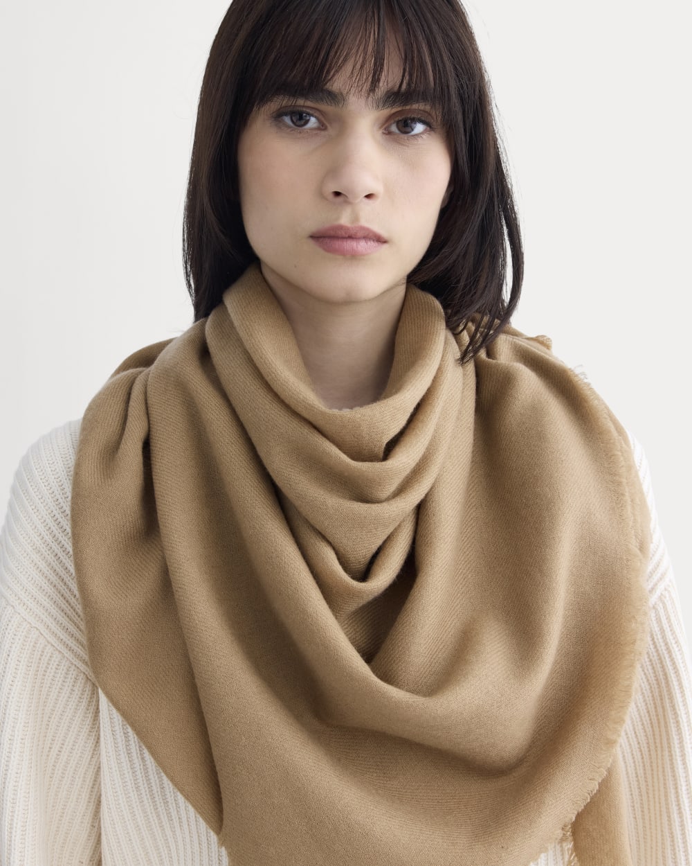 The Cashmere Feather Scarf | Tiger's Eye