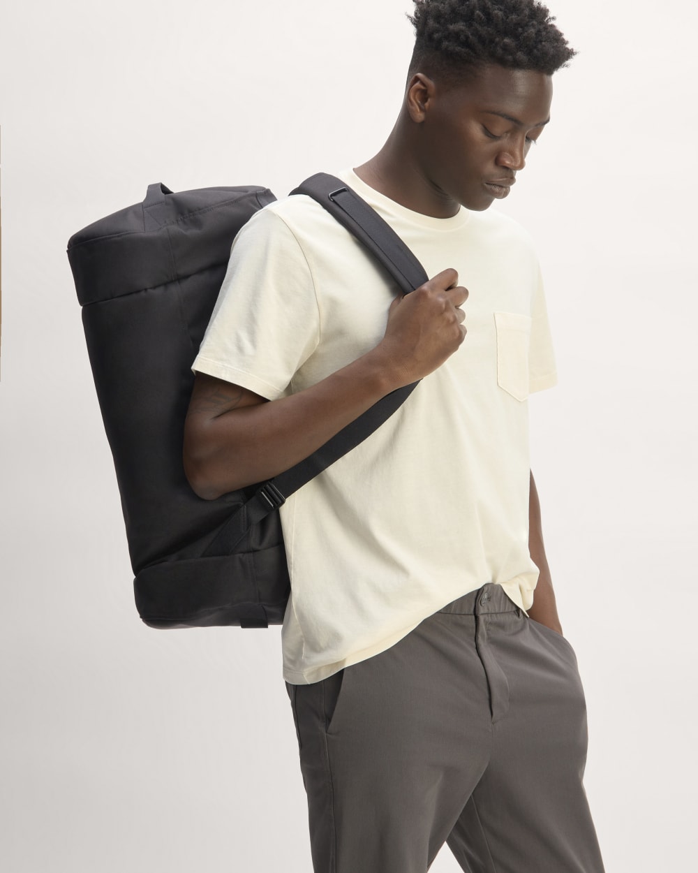 The ReNew Transit 4-Way Duffle | Black