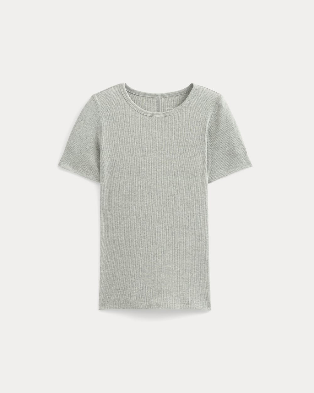 The Luxe Rib Crew | Classic Heather Grey