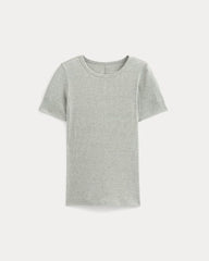 The Luxe Rib Crew | Classic Heather Grey