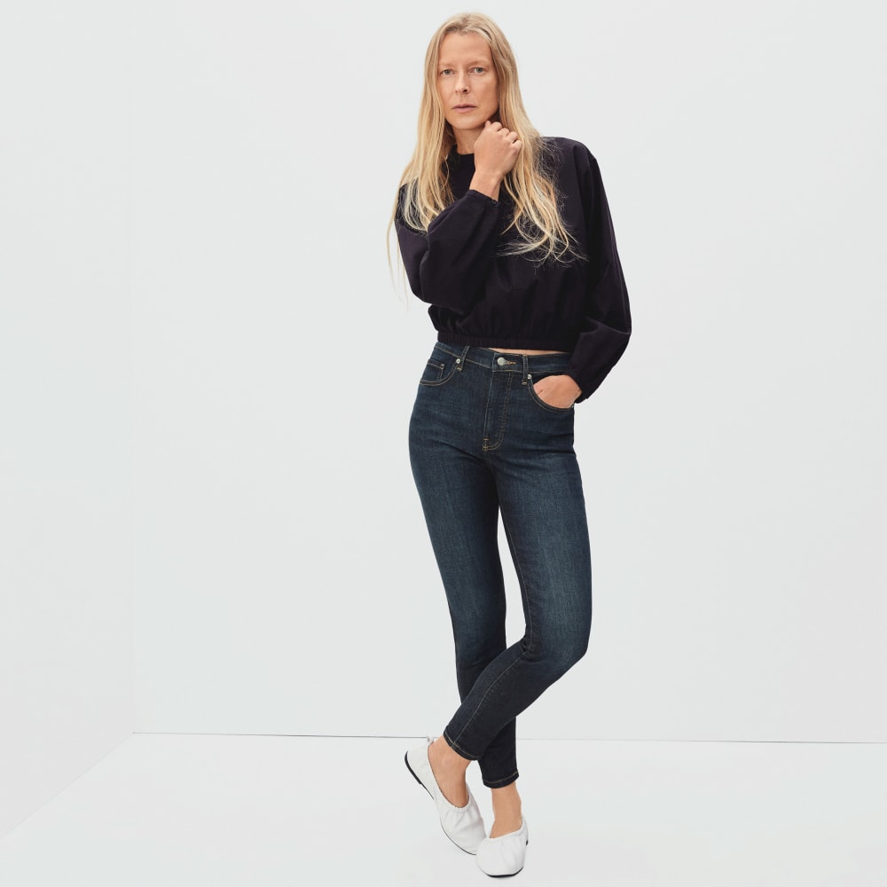 The Authentic Stretch High-Rise Skinny | Deep Indigo | 30.5" Inseam