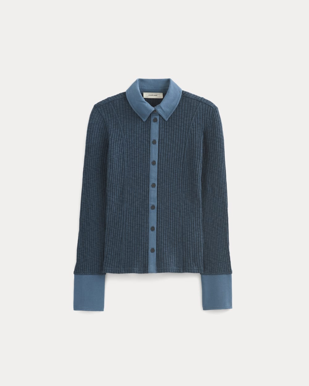 Cozy Rib Button-Up | Mood Indigo