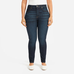 The Curvy Authentic Stretch High-Rise Skinny Jean | Dark Blue Wash | 26.5" Inseam