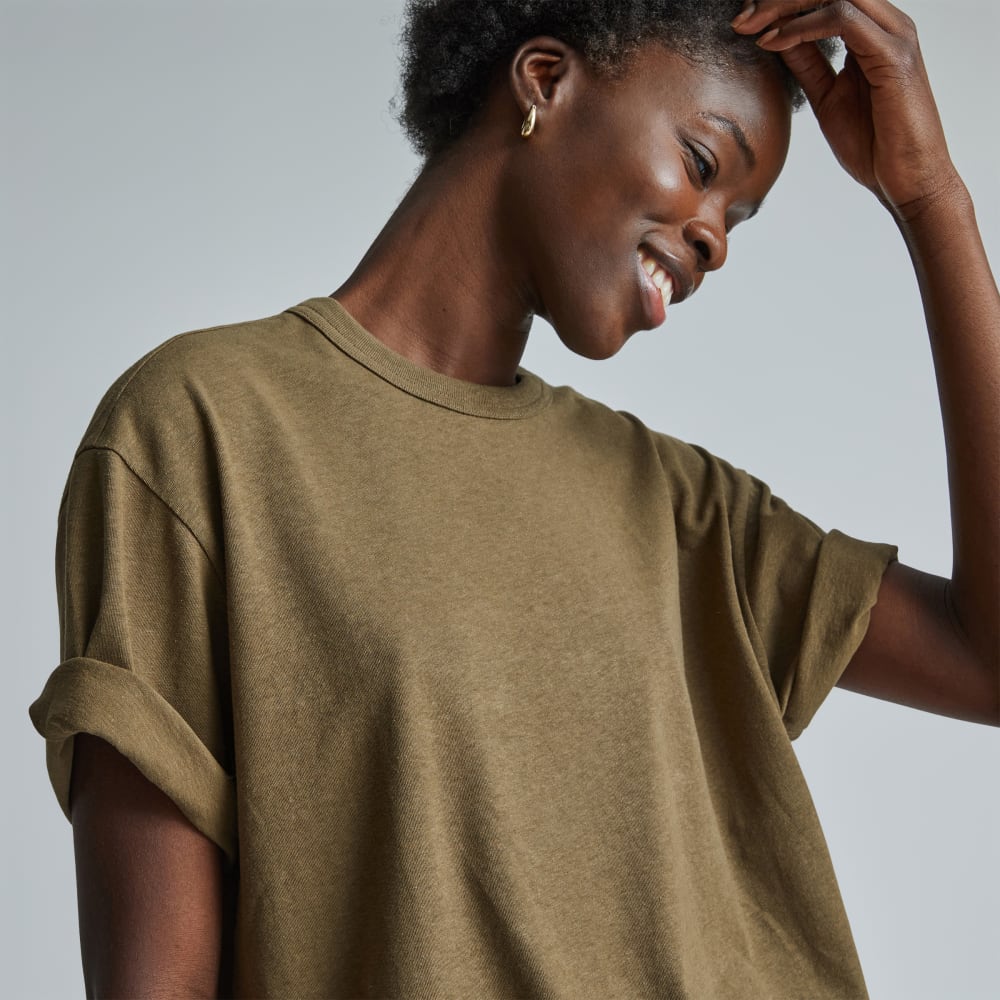The Everyone Relaxed Hemp Tee | Beech