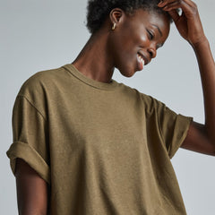 The Everyone Relaxed Hemp Tee | Beech