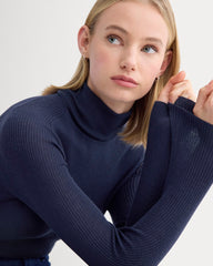 The Turtleneck in Ultrasoft Merino | Rich Navy