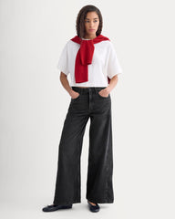 Paneled Wide-Leg Jean | Twilight