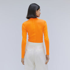 The Luxe Micro-Rib Turtleneck | Turmeric