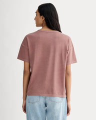 The Boyfriend Tee in Essential Cotton | Brown Garment Dye