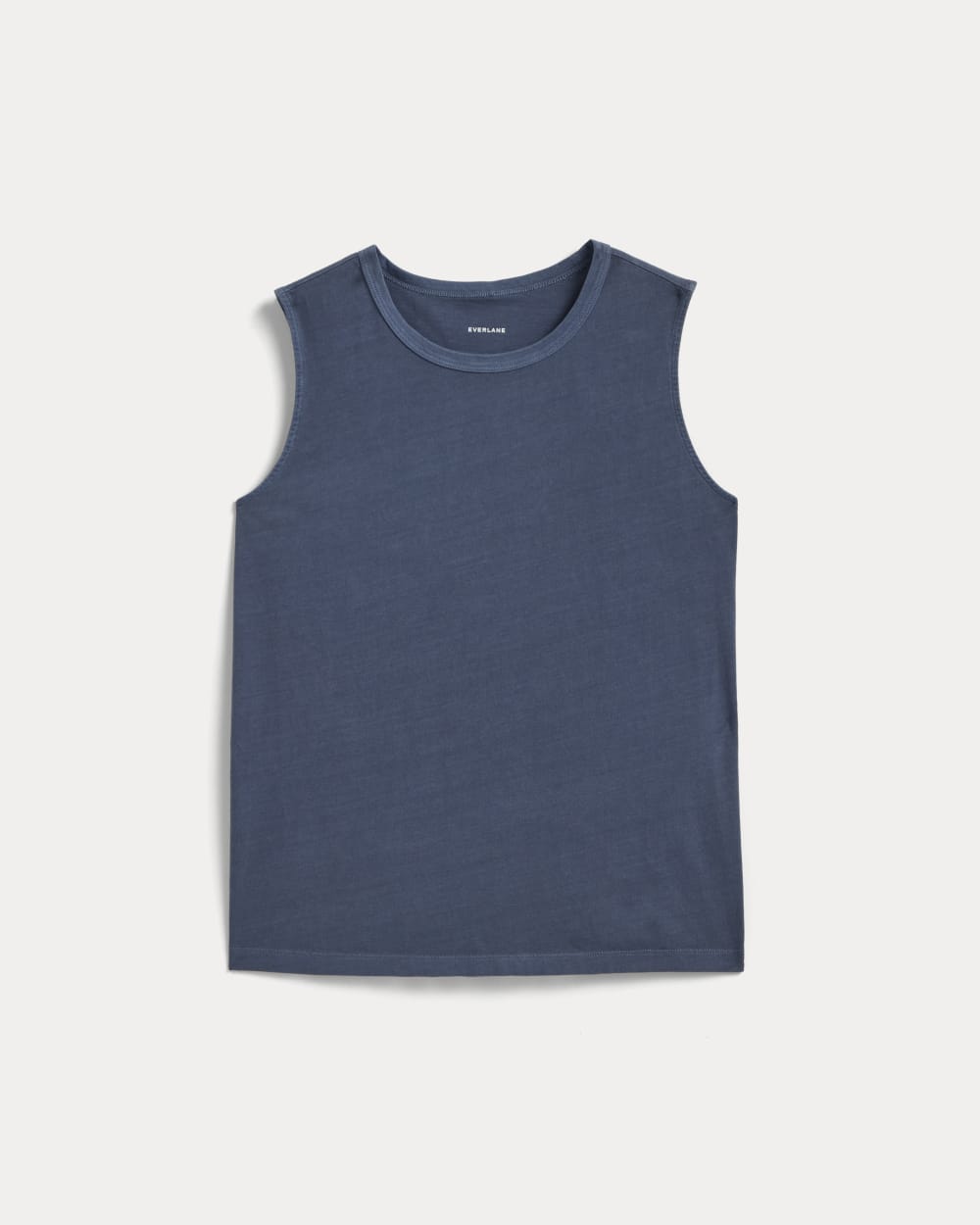 The Boyfriend Tank in Essential Cotton | Navy