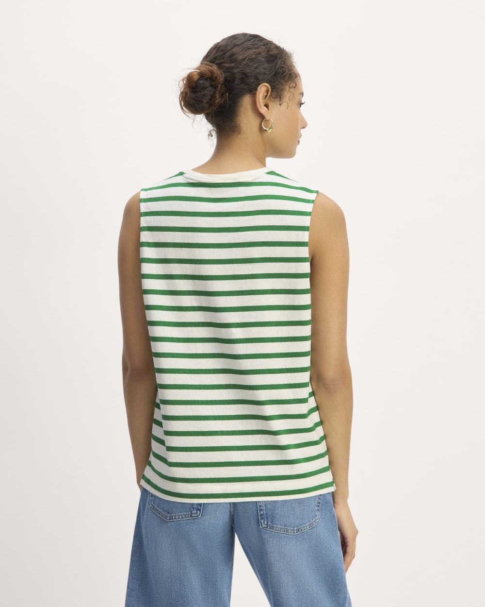 The Mariner Tank | Bone / Grass Green