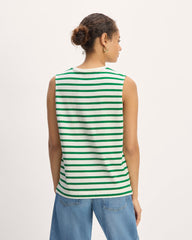 The Mariner Tank | Bone / Grass Green