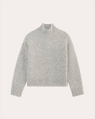 The Cloud Oversized Turtleneck | Heather Grey