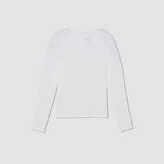 The Supima® Form Ballet Neck Tee | White