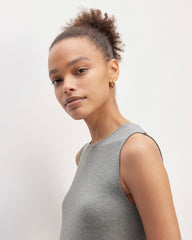 The Supima® Form Tank | Mid Heather Grey