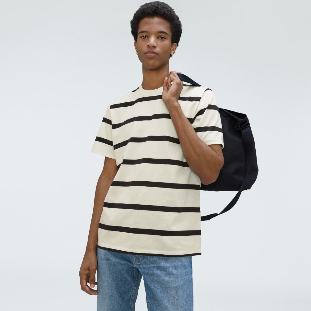 The Premium-Weight Crew | Uniform | Black / Canvas