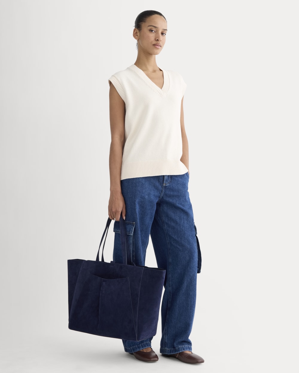 Studio Market Tote |  Navy