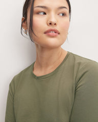 The Organic Cotton Long-Sleeve Crew | Kalamata