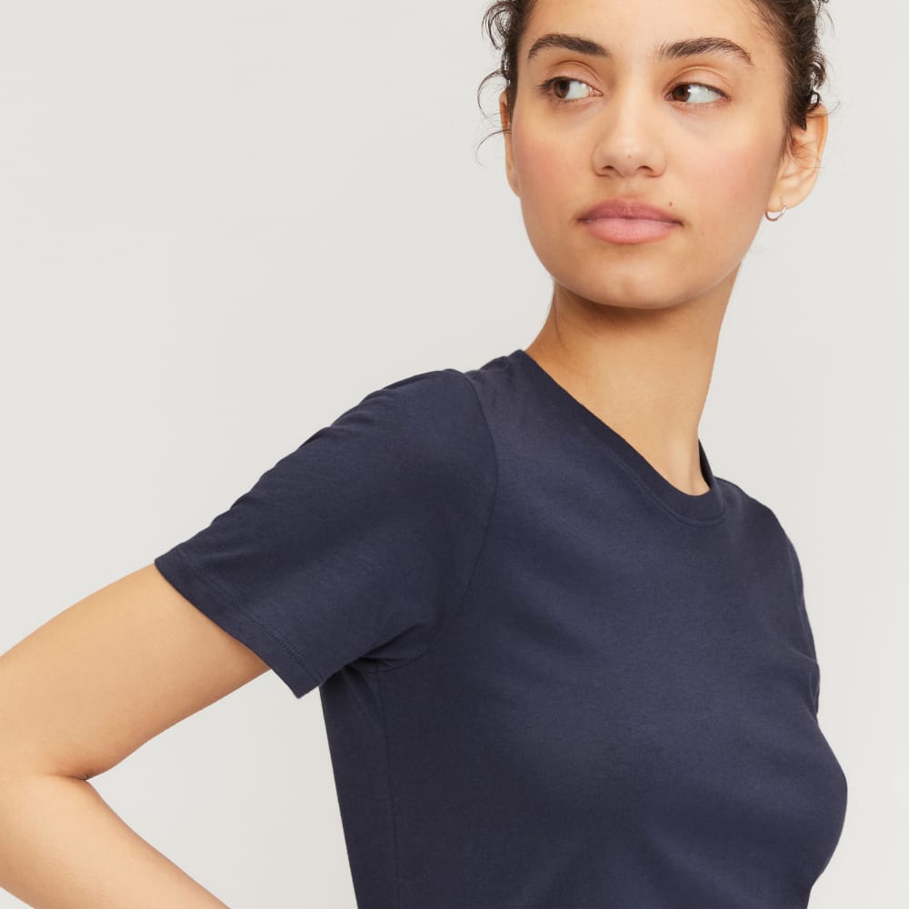 The Organic Cotton Crew Tee | Navy
