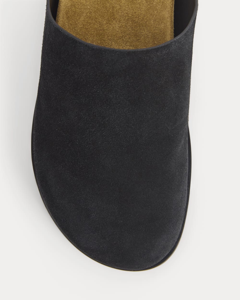 Suede Clog | Black Suede
