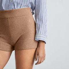 The Cozy-Stretch Short | Camel