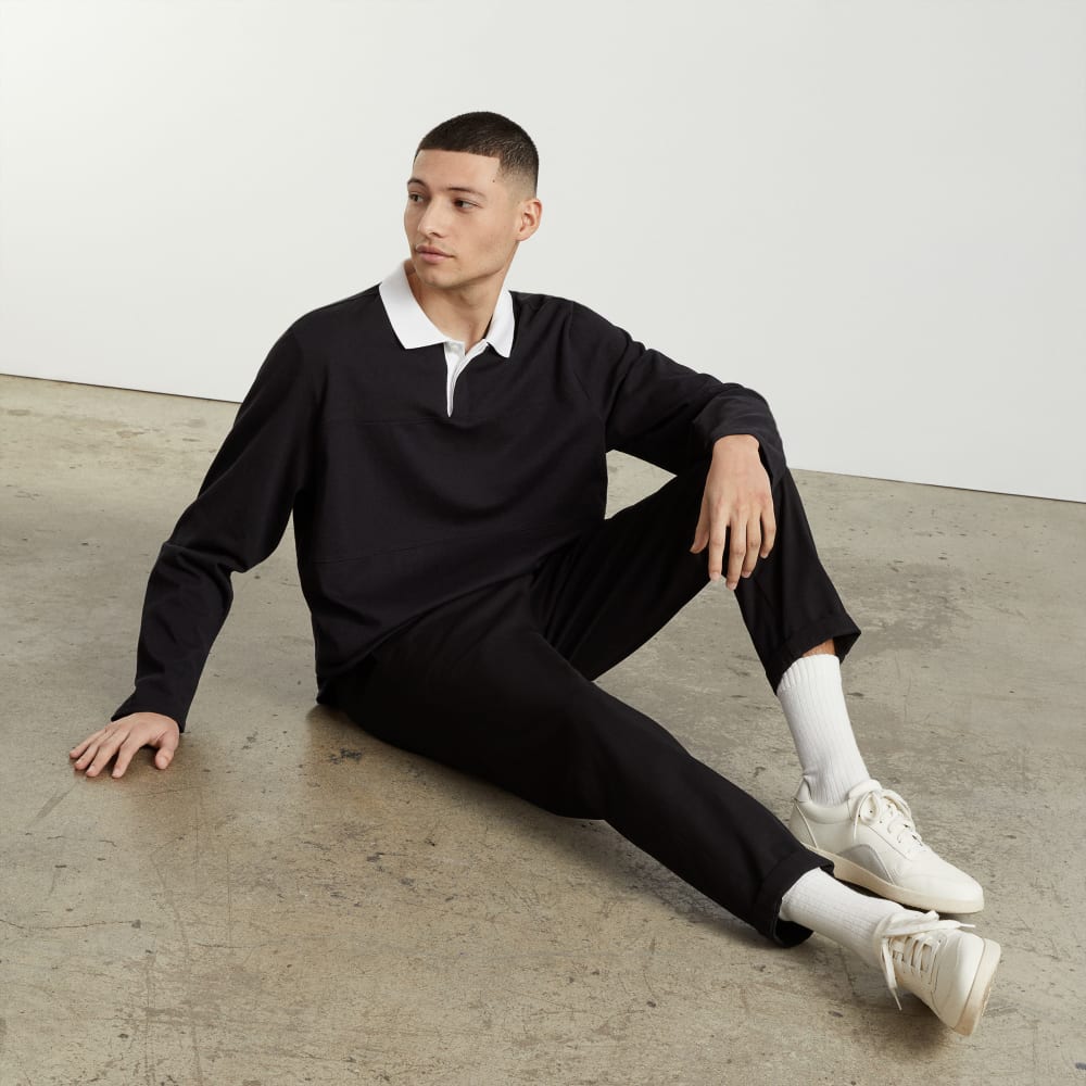 The Premium-Weight Rugby Shirt | Black