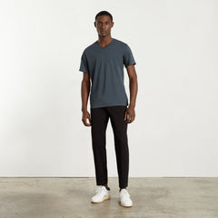 The Organic Cotton V-Neck Tee | Dark Slate