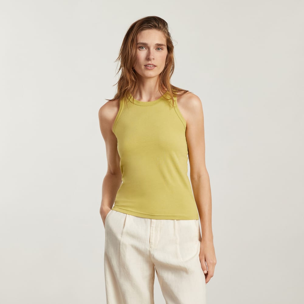 The Tank in Essential Cotton | Leek