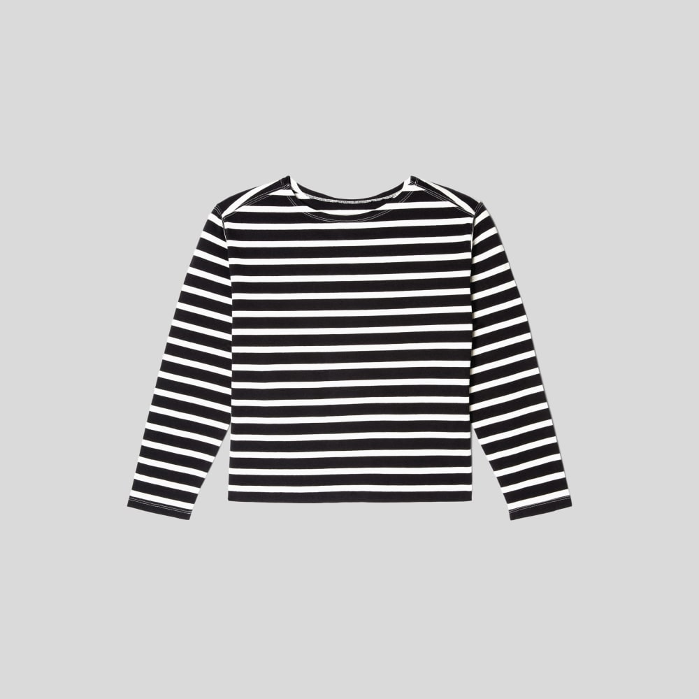 The Mariner Tee | Black / Canvas Tan