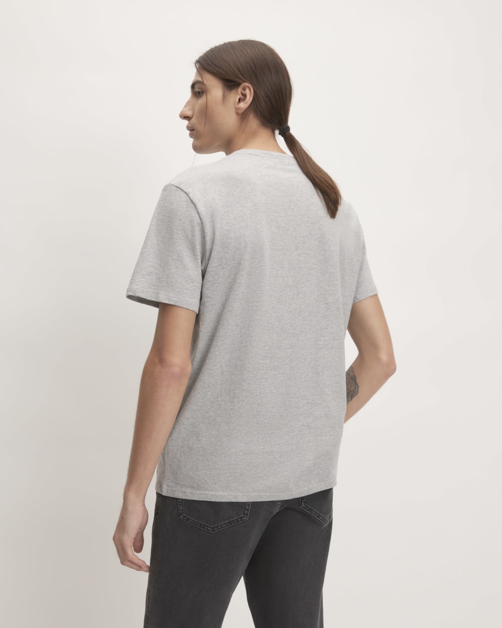 The Organic Cotton Pocket Tee |  Heathered Grey