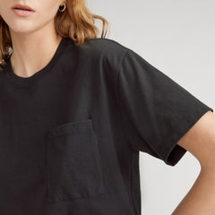 The Organic Cotton Relaxed Pocket Tee | Black