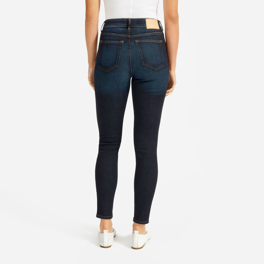 The Curvy Authentic Stretch High-Rise Skinny Jean | Dark Blue Wash | 28.5" Inseam