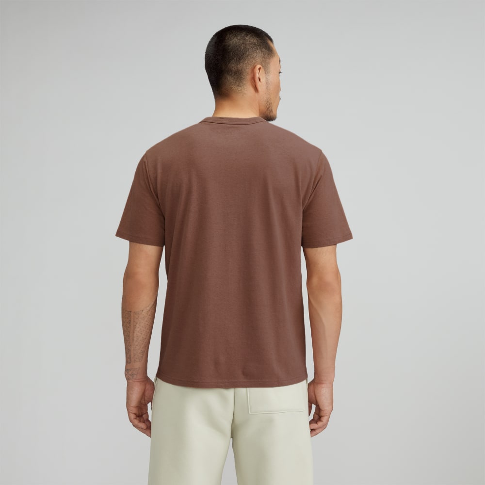 The Everyone Relaxed Hemp Tee | Carob Brown