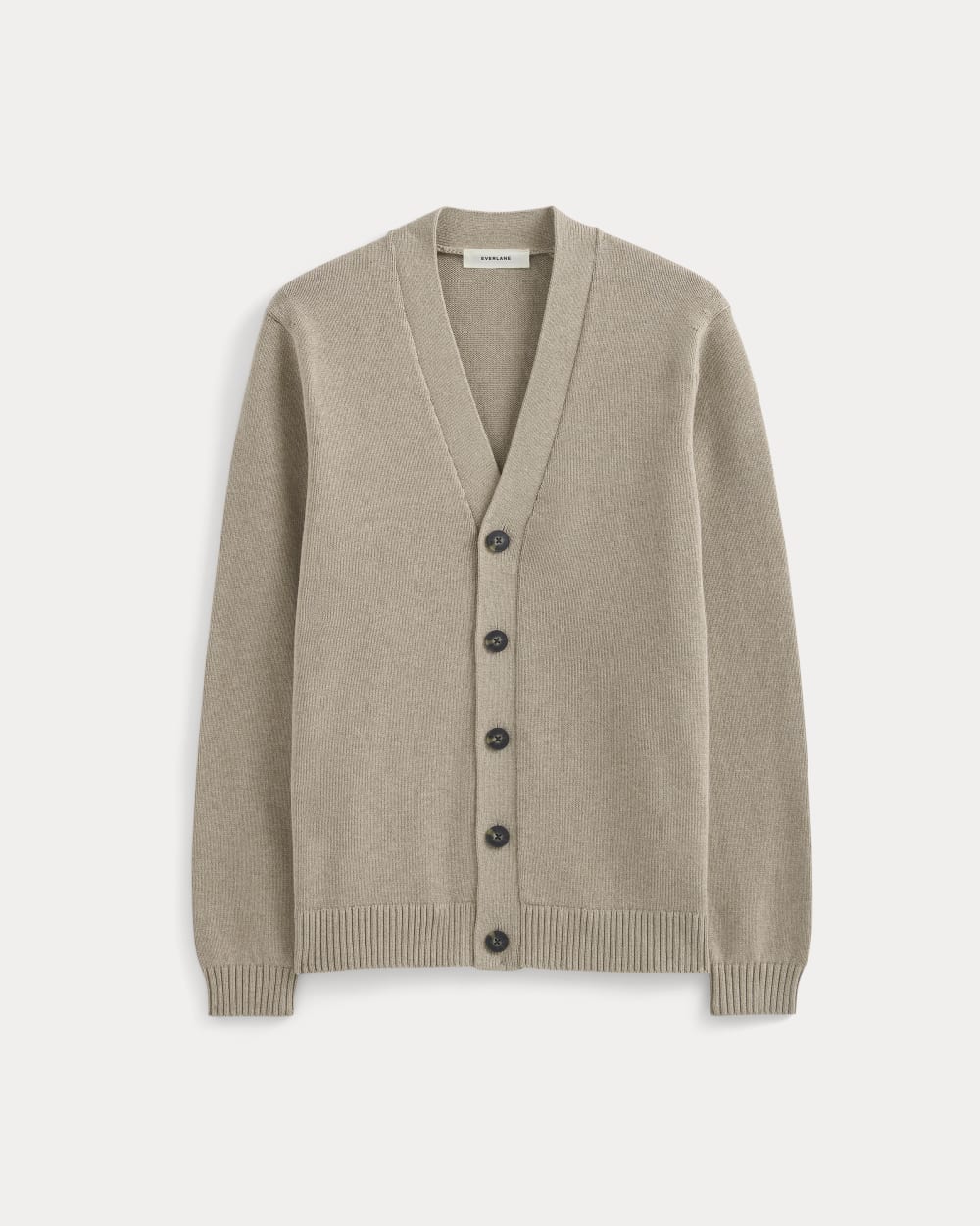 The Classic Cardigan in Everyday Cotton | Heathered Oatmeal